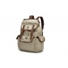 Vintage canvas and leather backpack