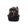 Vintage canvas and leather backpack