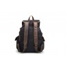 Vintage canvas and leather backpack