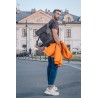 Naturleder Canvas Rucksack