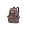 Vintage canvas and leather backpack