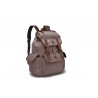 Vintage canvas and leather backpack